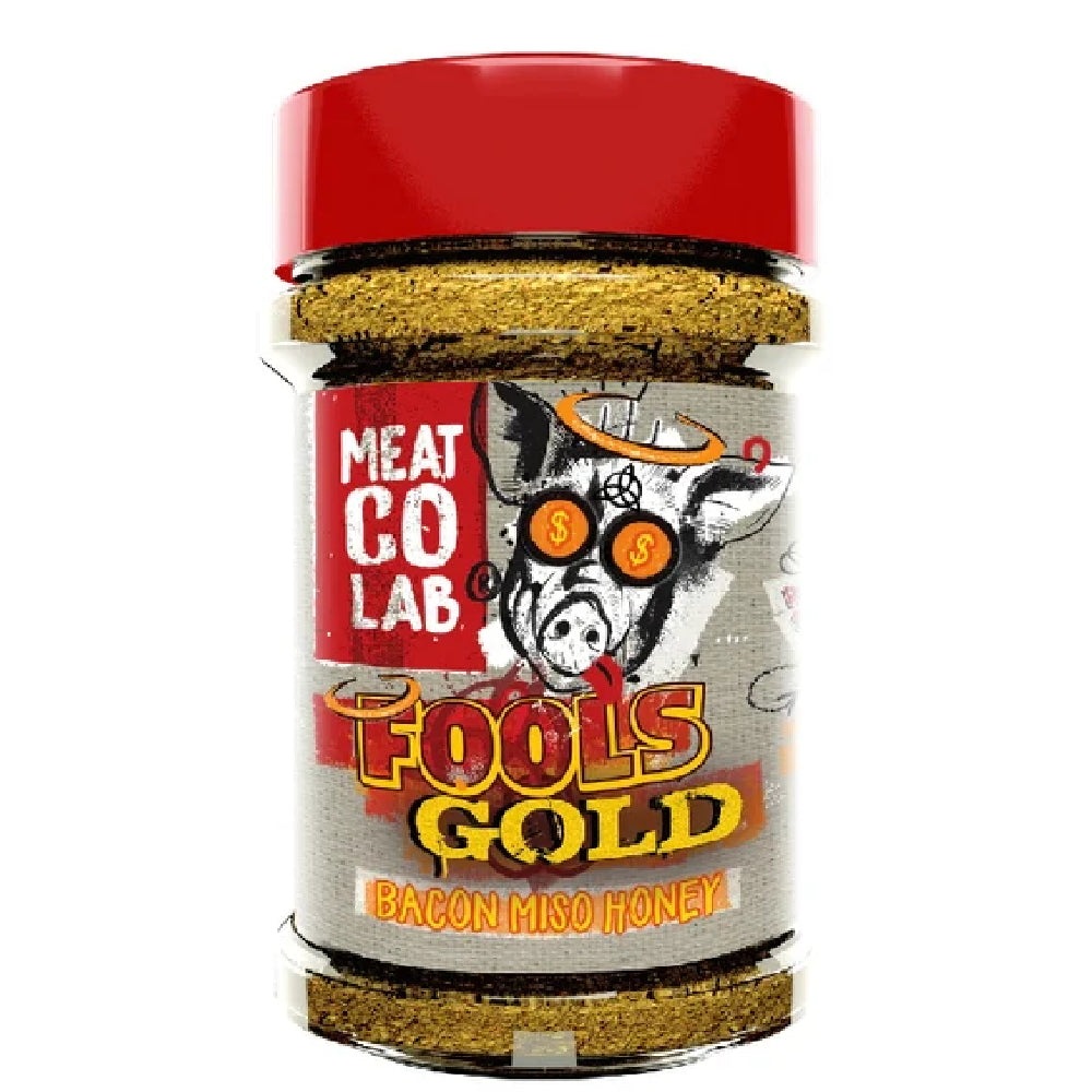 🥓✨ Angus & Oink Fool’s Gold BBQ Rub – Umami Power mit Speck, Miso & Honig für Pork & Chicken (220 g)