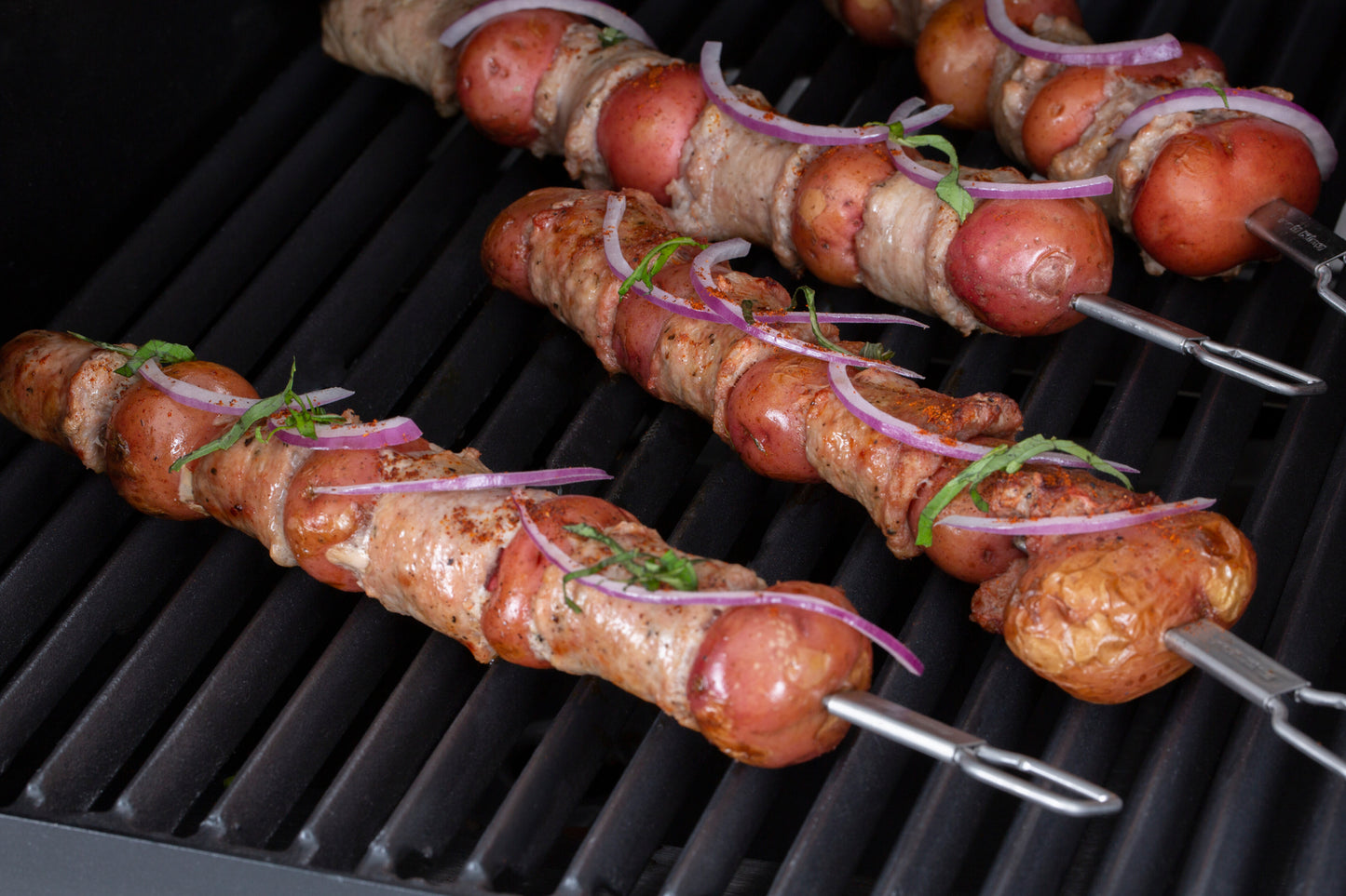 Broil King – DOPPELSPIEß-SET (Edelstahl) 🥙 Mehr Halt. Mehr Kontrolle. Perfekte Spieße ohne Verrutschen.