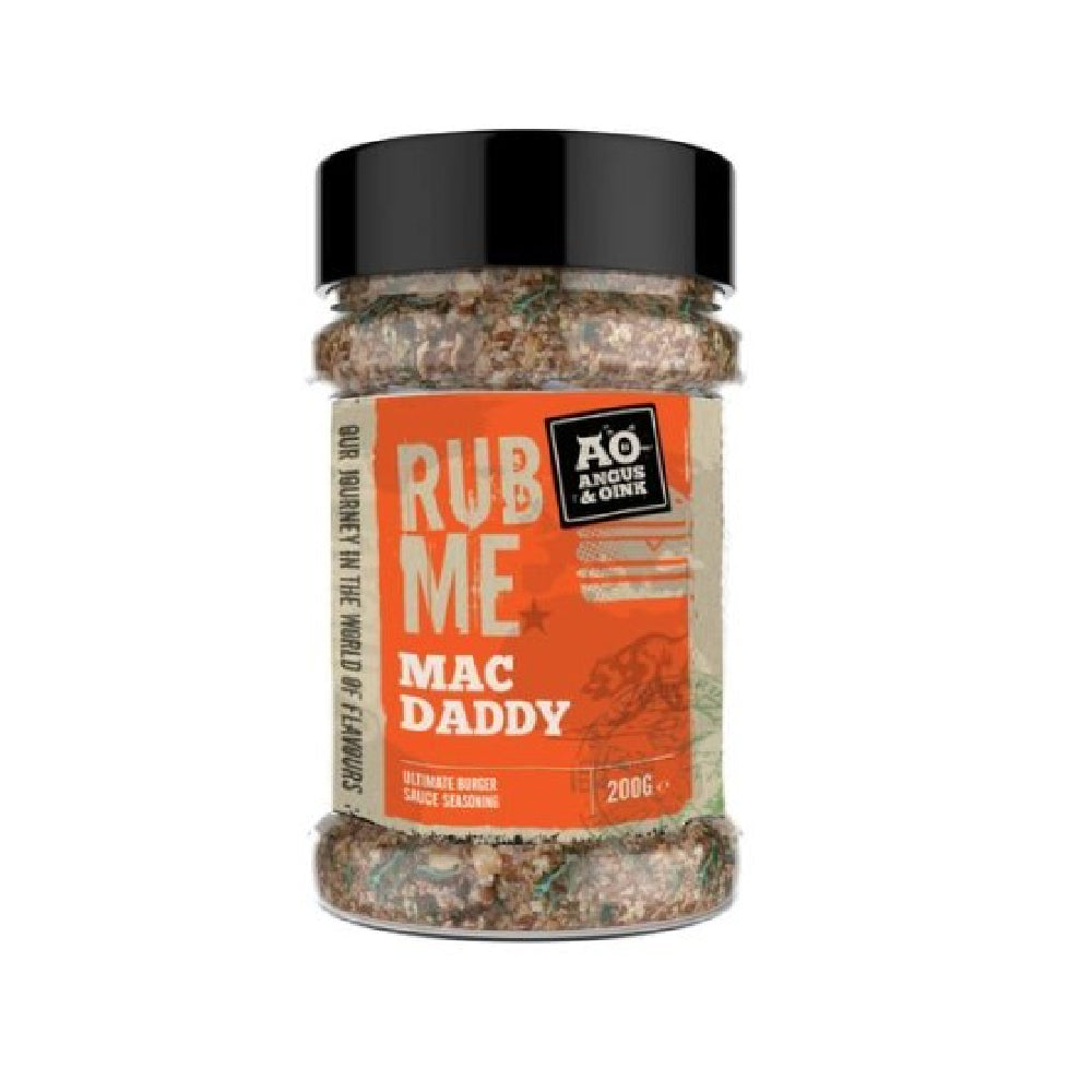 🍔🔥 Angus & Oink MacDaddy Burger Sauce Gewürz – 200 g 👉 Der ultimative Geschmack echter Burgerbuden – jetzt für deinen Grill & deine Küche!