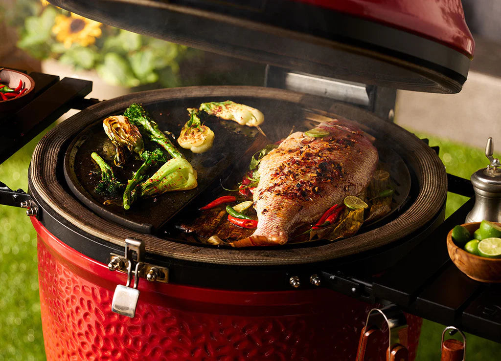 Kamado Joe Gusseiserner Halbmond-Rost für Big Joe