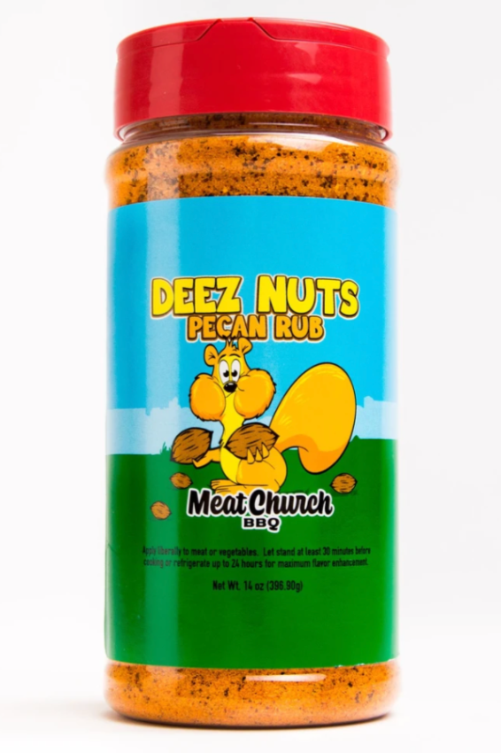 Meat Church Gewürzstreuer Deez Nüsse Pecan 14oz-397g MHD: 06.08.2025