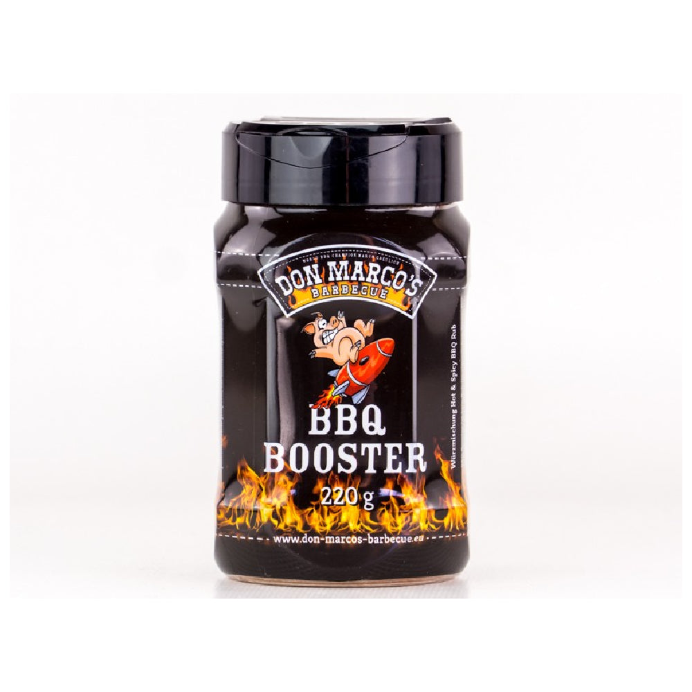 Don Marco’s BBQ Booster – 220g Der Turbo-Kick für alle, denen „normal scharf“ nicht reicht!