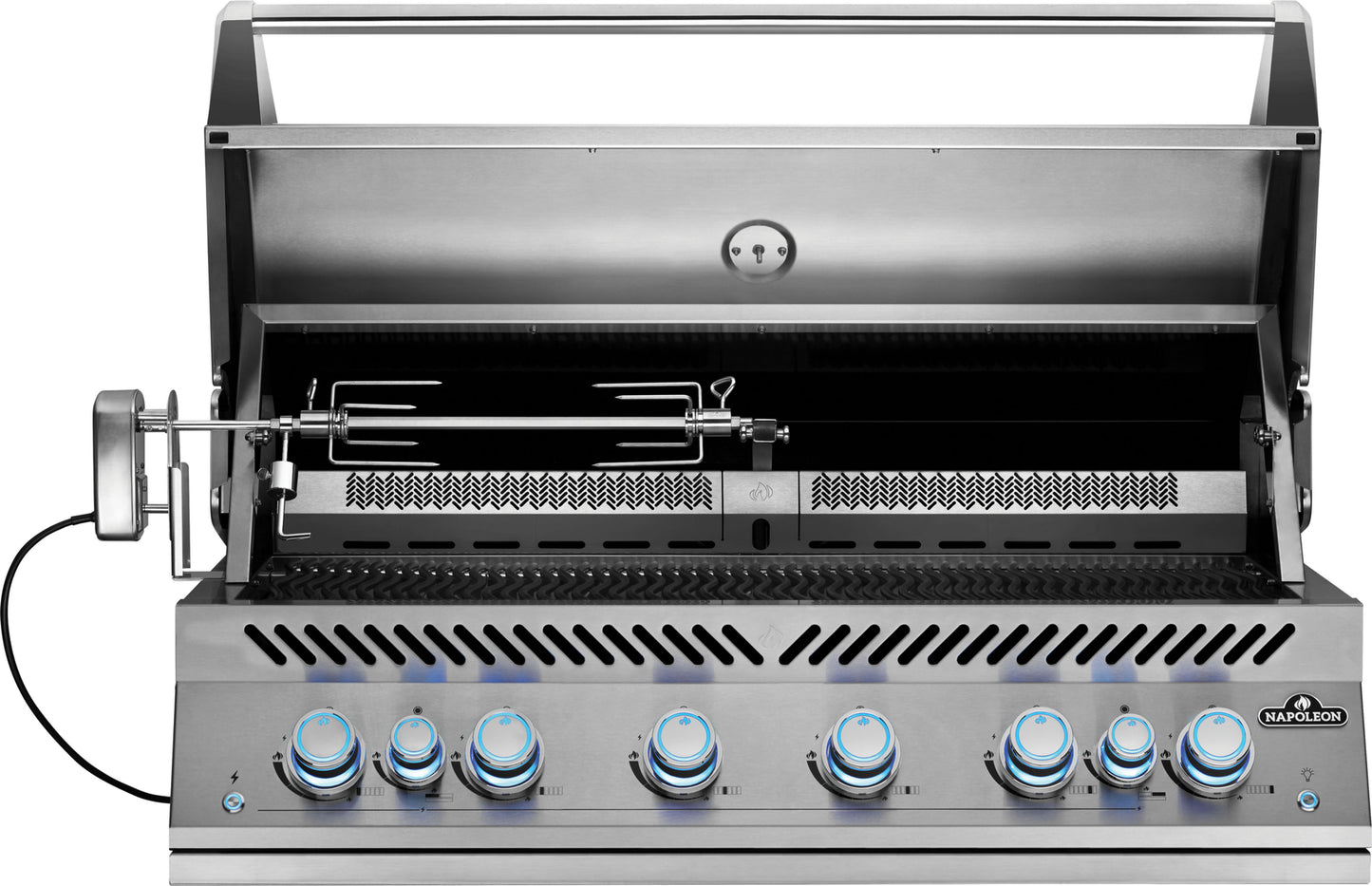 700-Series 44", Edelstahl, Einbau, inkl. Drehspieß
