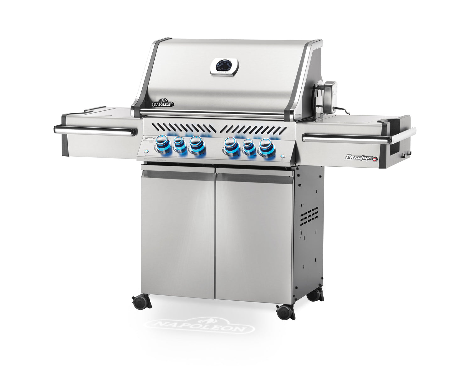 Napoleon Prestige PRO™ 500-3, Edelstahl inkl. Drehspieß-Set