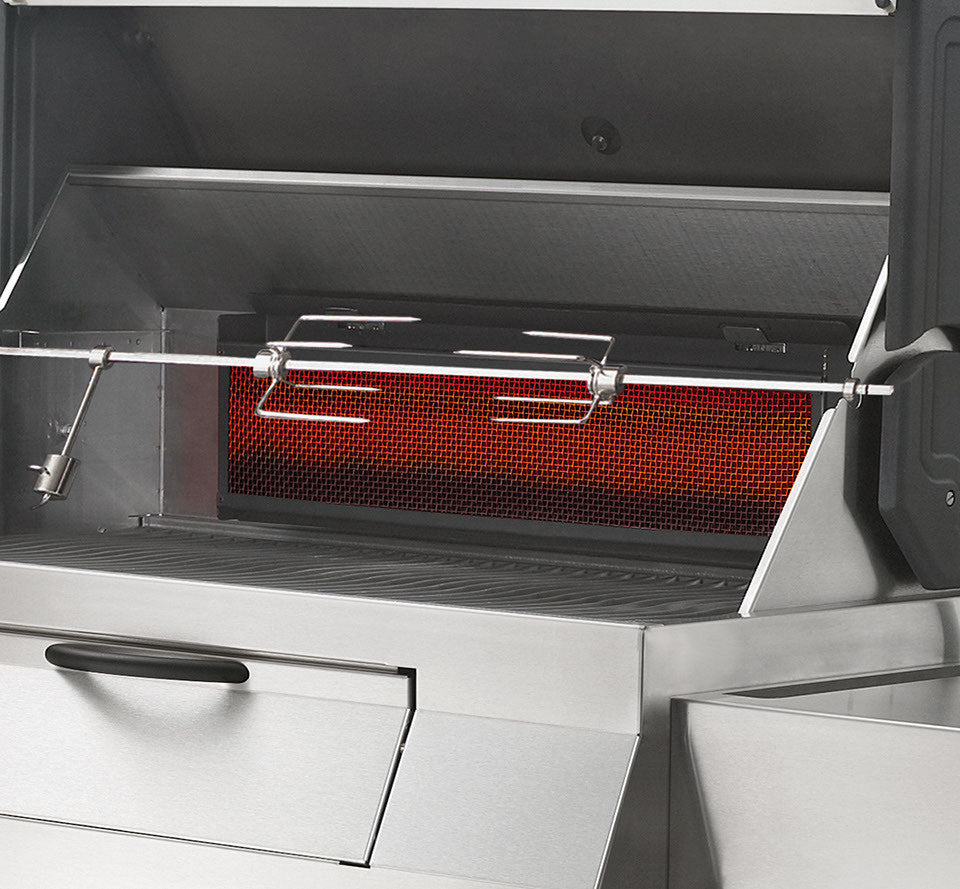Holzkohlegrill, Edelstahl Pro605
