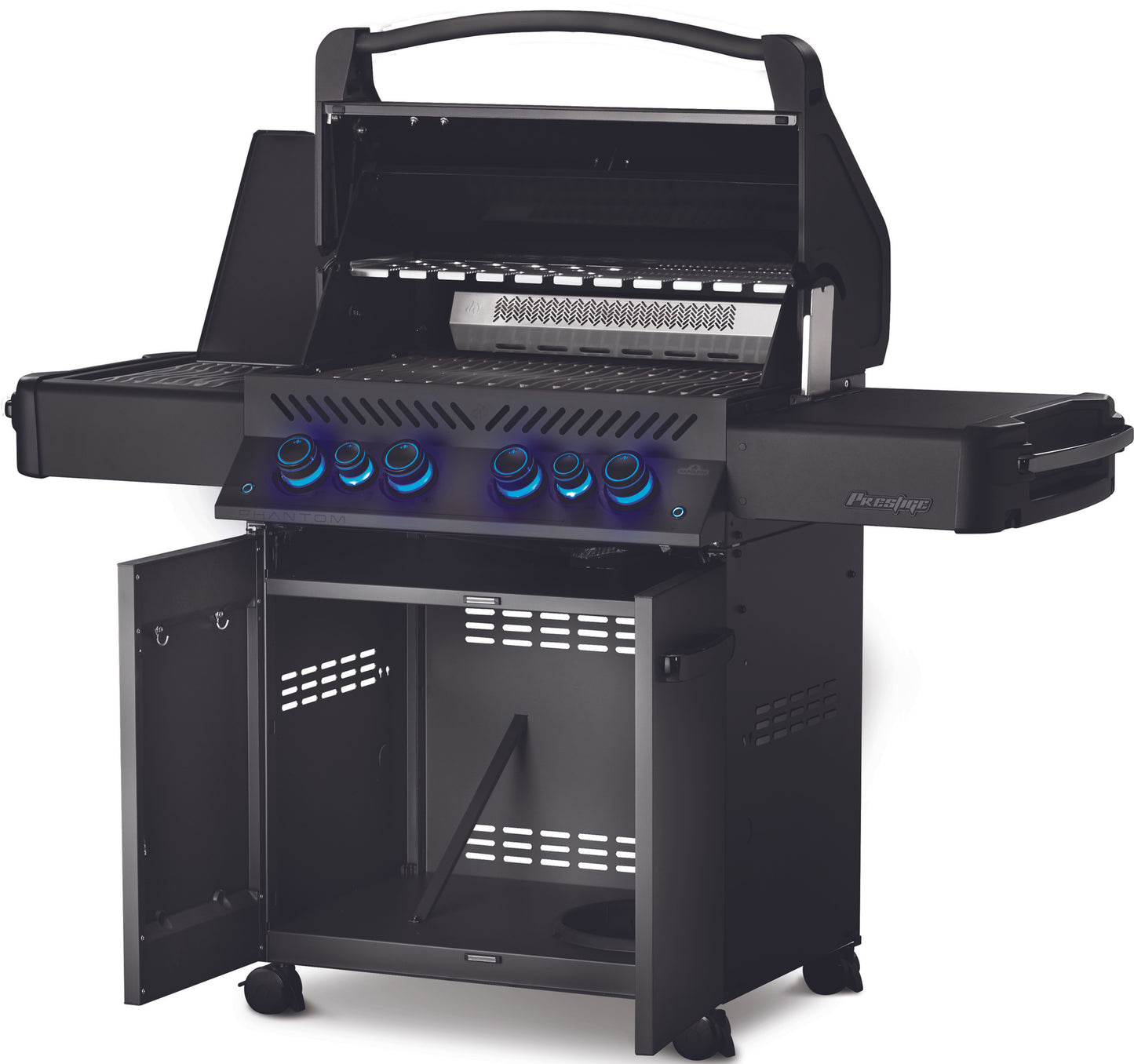 Napoleon Phantom Prestige® 500,  gegossenem Edelstahl Grillrosten, Mattschwarz