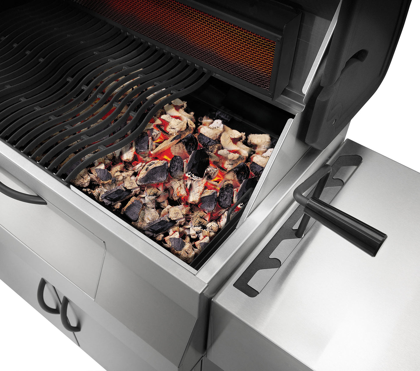 Holzkohlegrill, Edelstahl Pro605