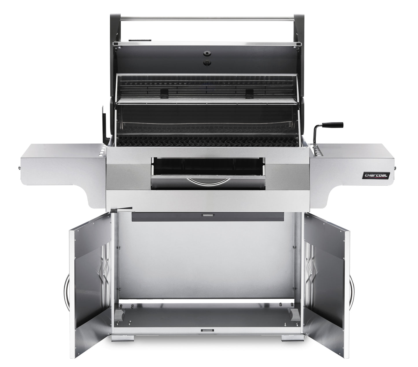Holzkohlegrill, Edelstahl Pro605