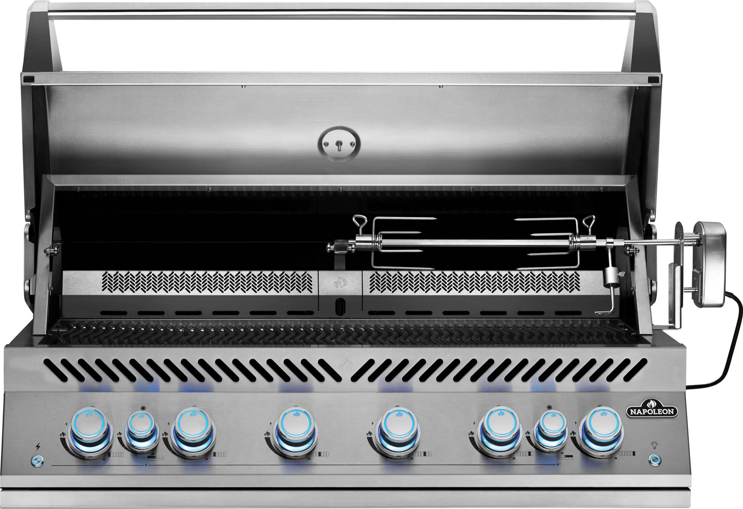 700-Series 44", Edelstahl, Einbau, inkl. Drehspieß