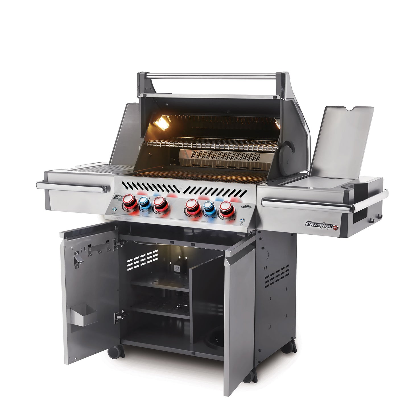 Napoleon Prestige PRO™ 500-3, Edelstahl inkl. Drehspieß-Set