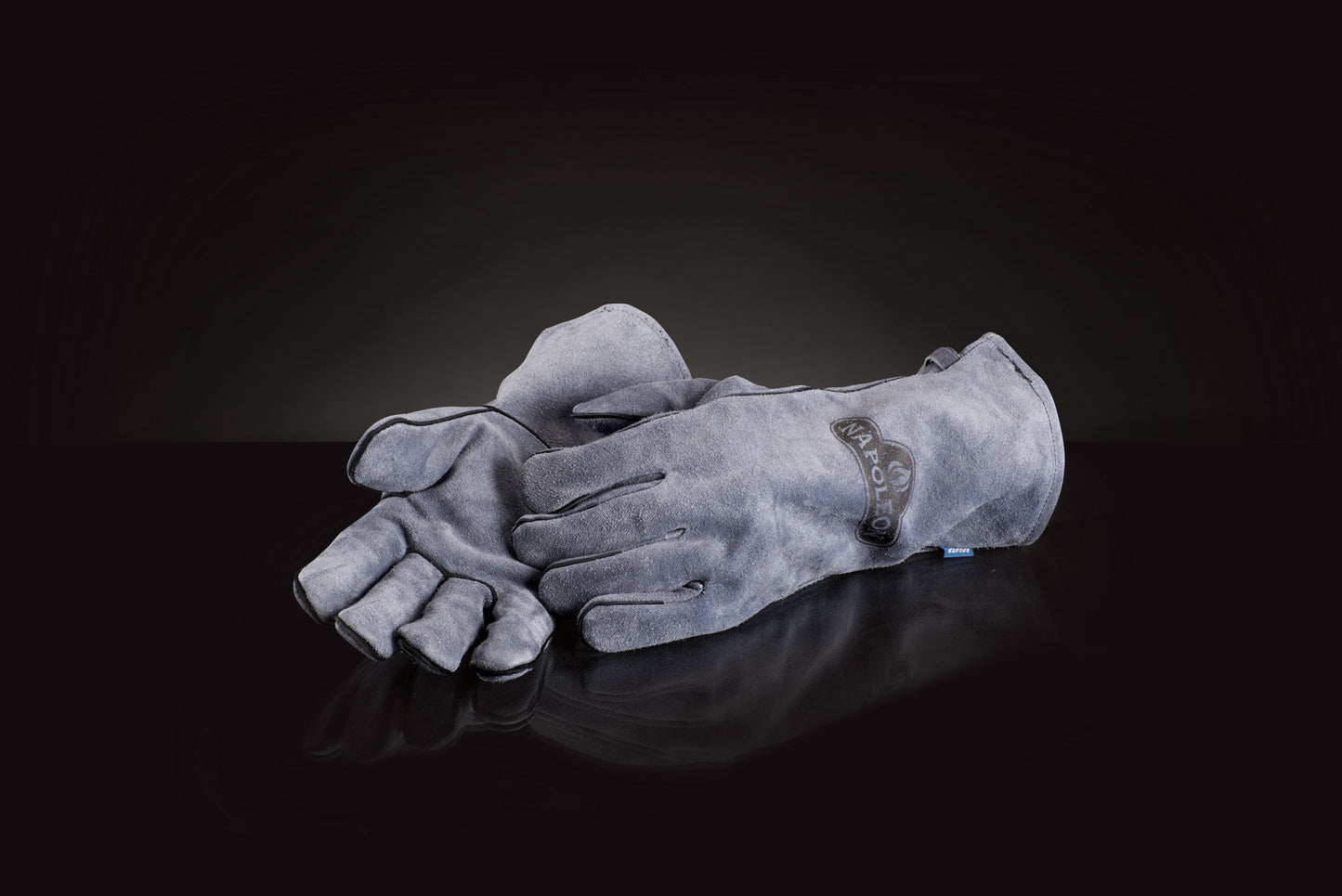 Feste Leder-Grillhandschuhe (1 Paar)