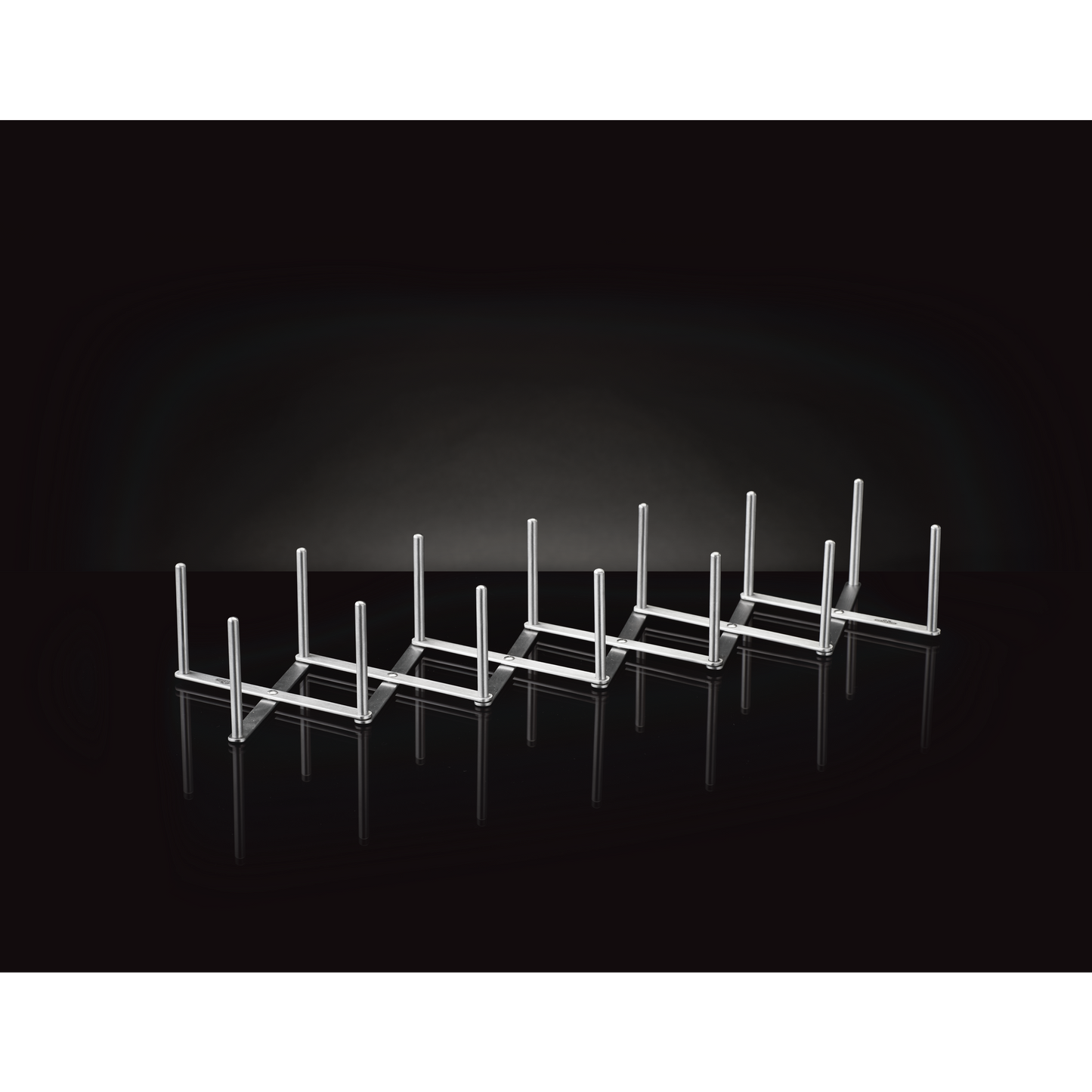 Edelstahl Spare-Rib-Halter, verstellbar