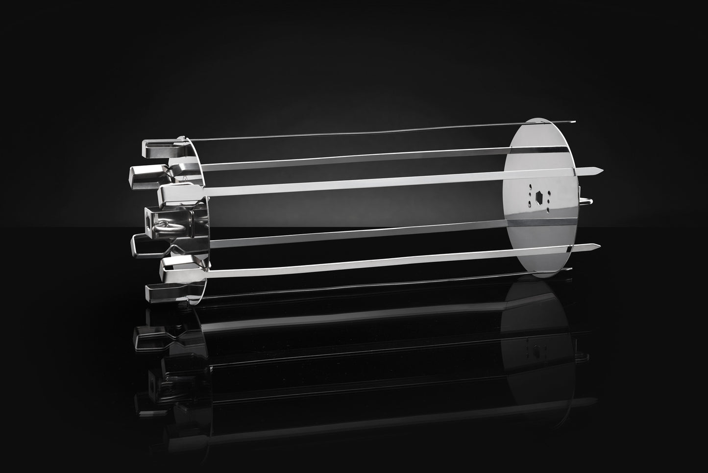 Napoleon Schaschlik-Set für Drehspieß – 6 Flachspieße für perfekten Halt