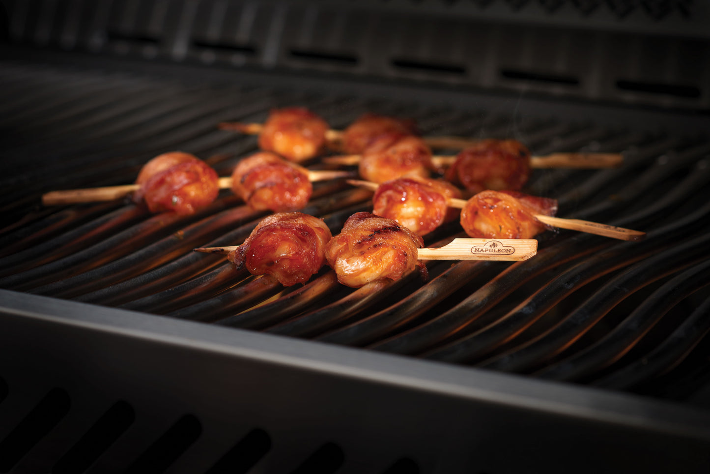 Napoleon® Bambus-Spieße 15 cm (48 Stück) – Kleine Spieße, große Grillpower!