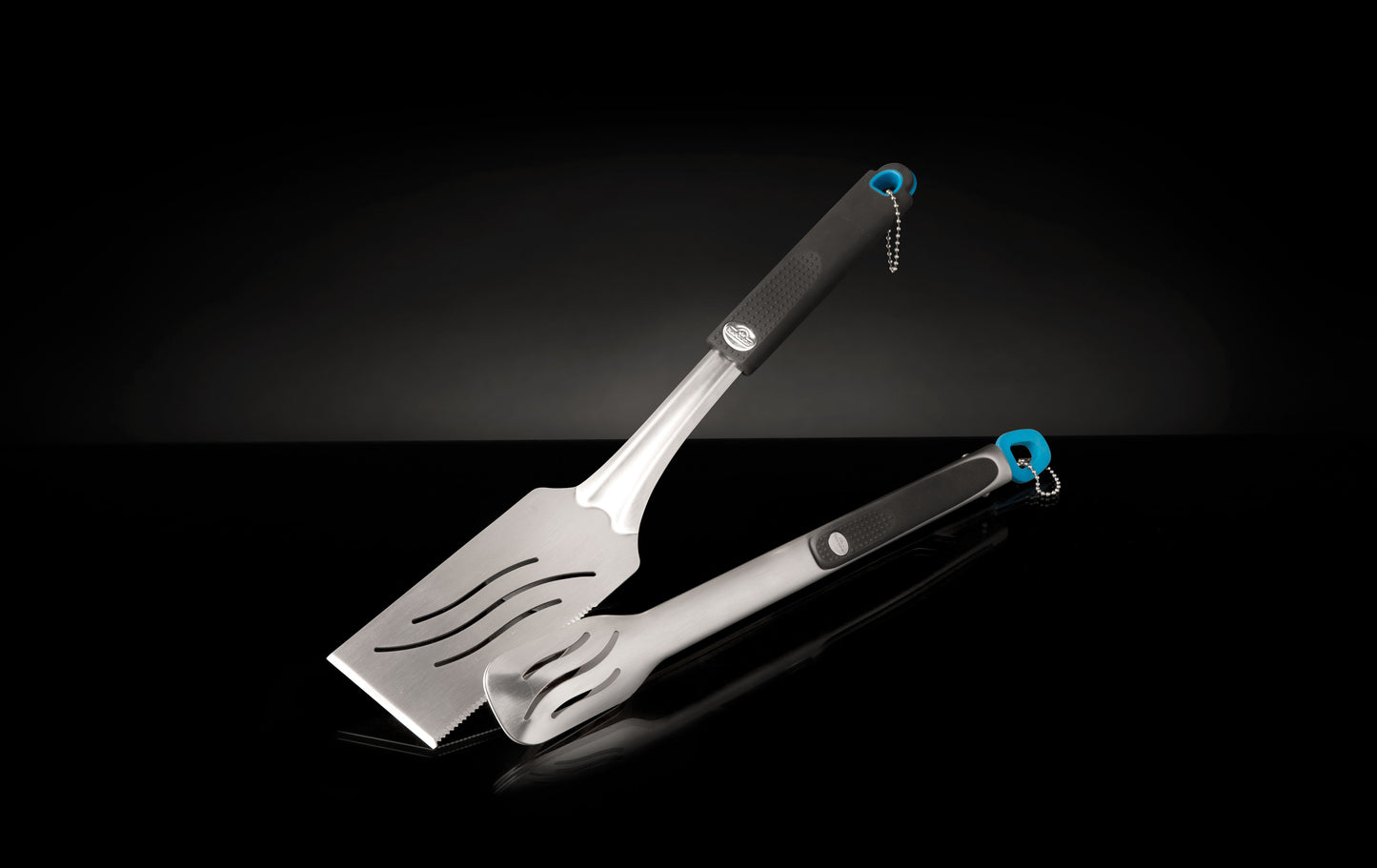 Napoleon 2-teiliges Grillbesteck-Set – Grillzange + Profi-Wender (Edelstahl)