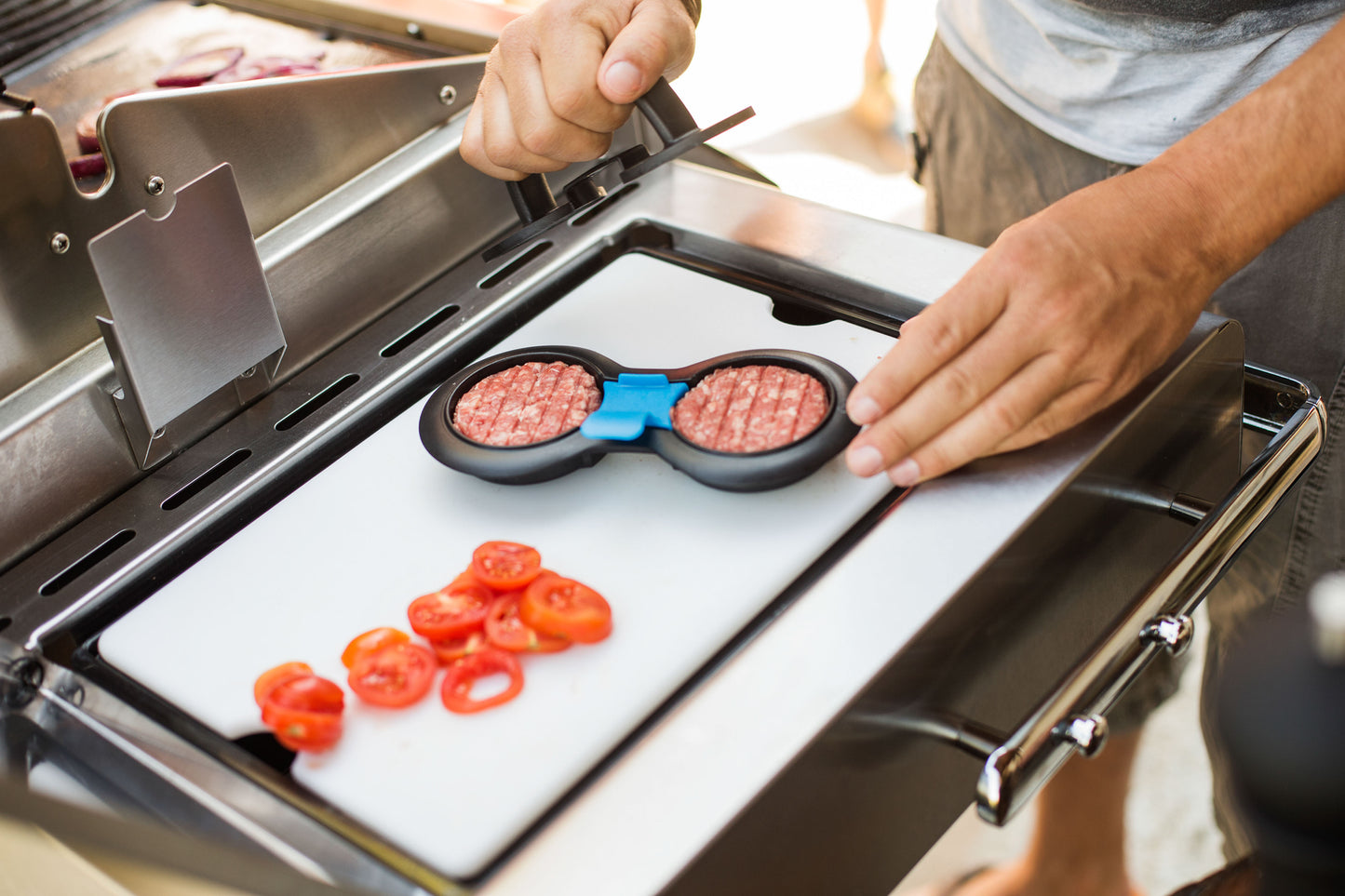 Napoleon Burger Presse Set – Das 3-in-1 Power-Tool für Perfekt-Geformte Burger!