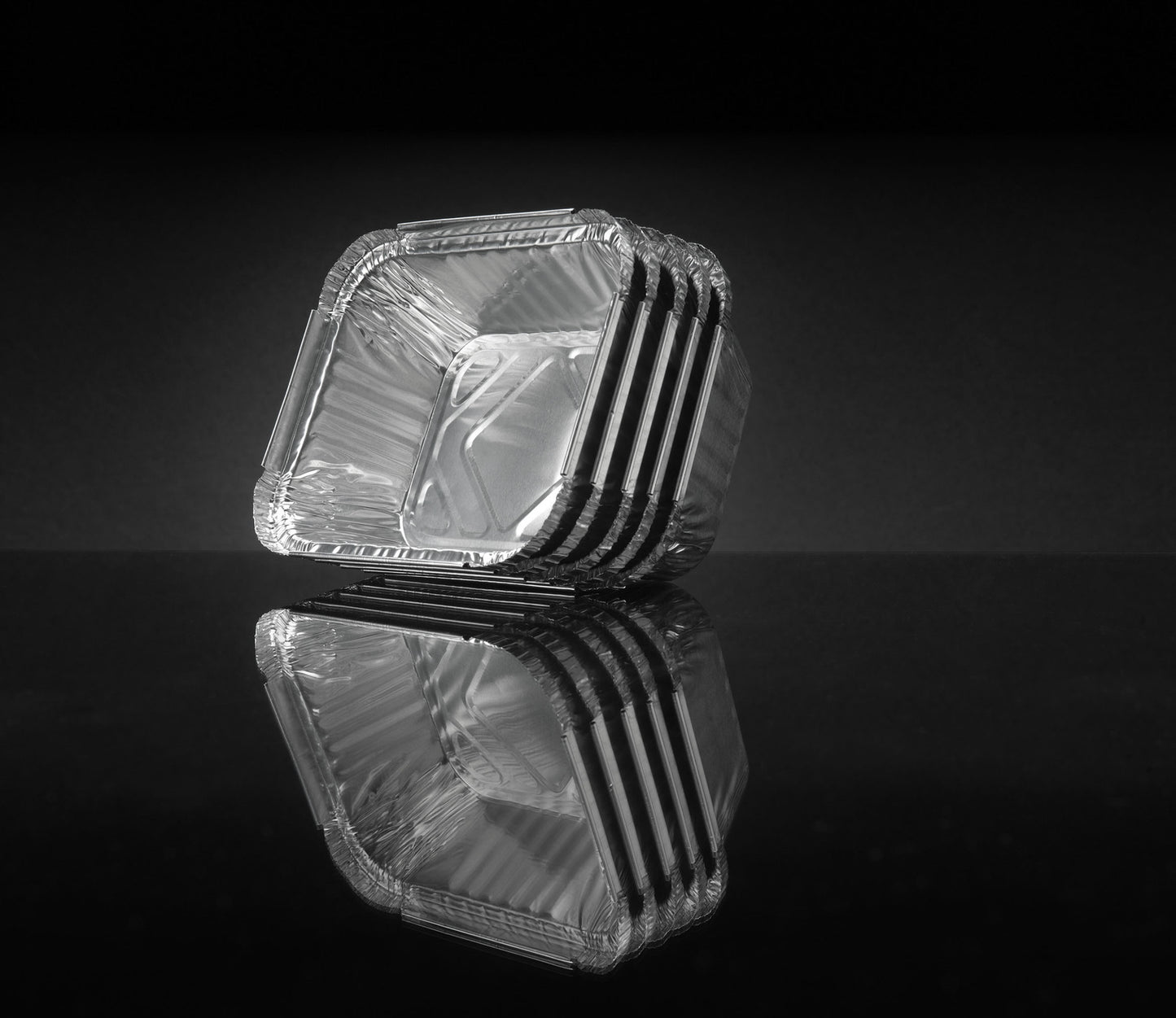 5er Set Aluschalen, klein 14,7x12,2 cm