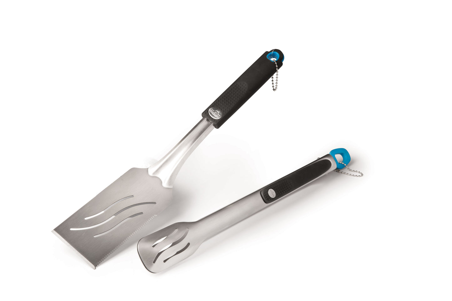 2teiliges Grillbesteck-Set (Grillzange u. Wender)