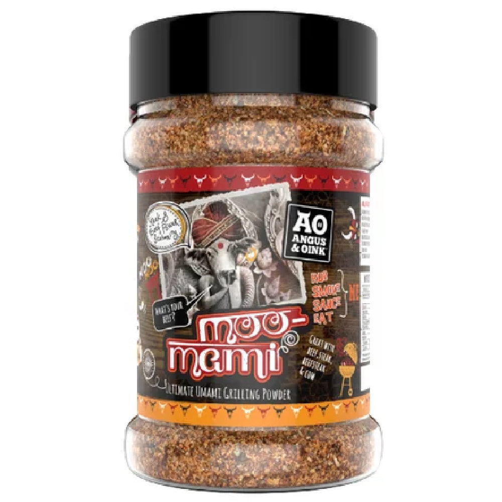 🥩🔥 Angus & Oink Moo Mami – Umami auf Anschlag. Kruste mit Ansage. Beef ohne Kompromisse. | 200 g