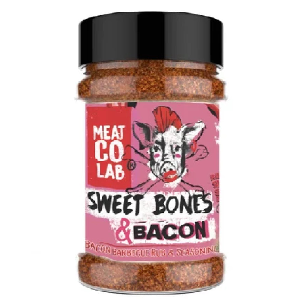 🥓🔥 Angus & Oink Sweet Bones & Bacon – Süß trifft Speck. Ribs bekommen Charakter. BBQ auf Anschlag. | 220 g