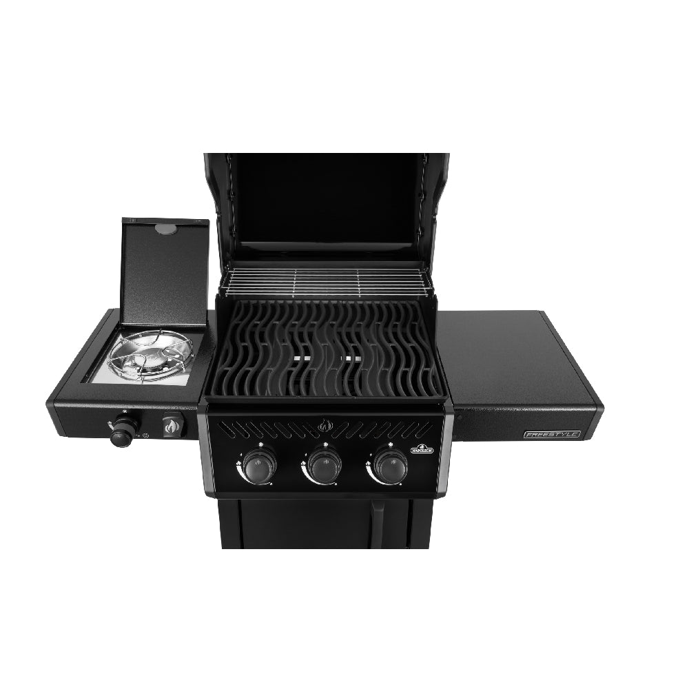 🔴 NEU – Saison 2026 – Napoleon Freestyle™ 365 mit Seitenbrenner (Kochfeld) – Kompakter Premium-Gasgrill mit 3 Edelstahlbrennern (15 kW)