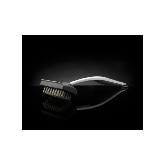 Napoleon® PRO Edelstahl Grillbürste mit Schaber – Sauberkeit in Profi-Qualität!