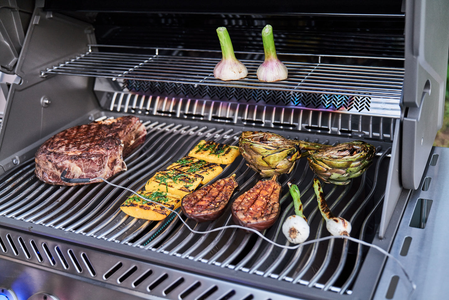 Napoleon Prestige® 500 Connected RSIB – Smarter Premium-Gasgrill mit SIZZLE ZONE™, Infrarot-Heckbrenner & App-Steuerung (26,7 kW)