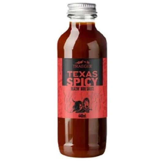 🔥🌶️ Traeger Texas Spicy Blazin’ BBQ Sauce – Der feurige Geschmack von Texas Diese Sauce ist Texas pur.