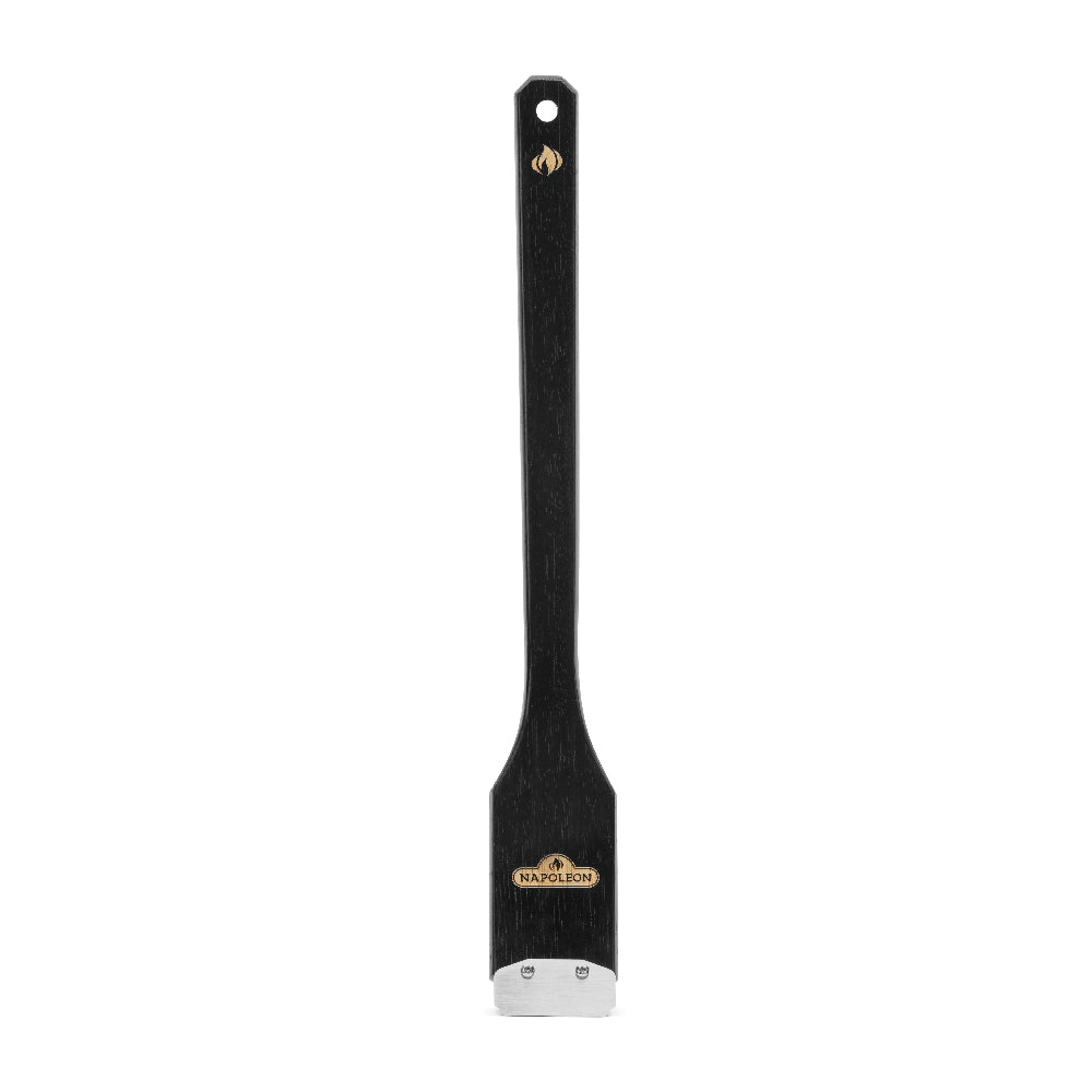 Napoleon® 🔥Essential Grillbürste mit Edelstahlborsten & Holzgriff 🧽 Gründliche Grillreinigung mit klassischem BBQ-Style