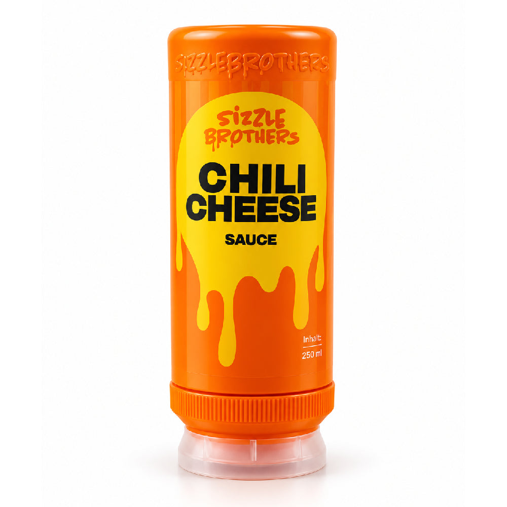 🧀 Sizzle Brothers Chili Cheese Sauce 250 ml – cremiger Käsegenuss mit Chili-Kick  STREETFOOD-FEELING FÜR ZU HAUSE!