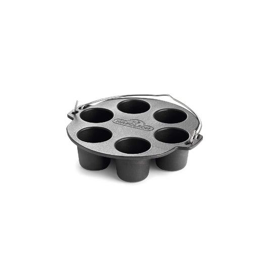 Napoleon Muffinform aus Gusseisen Ø 24 cm – Perfekt für Muffins, Desserts & Mini-Aufläufe direkt vom Grill!
