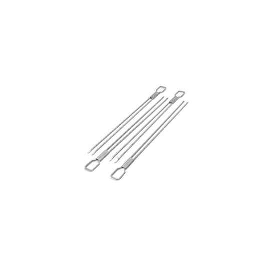 Broil King – DOPPELSPIEß-SET (Edelstahl)  🥙 Mehr Halt. Mehr Kontrolle. Perfekte Spieße ohne Verrutschen.