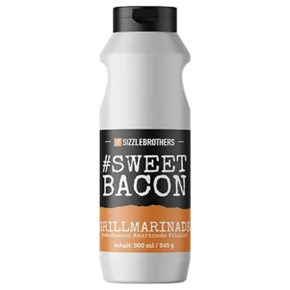🥓 SizzleBrothers Sweet Bacon Marinade 500 ml – rauchig-süßer BBQ-Geschmack  BACON-KICK FÜR DEIN NÄCHSTES BBQ!