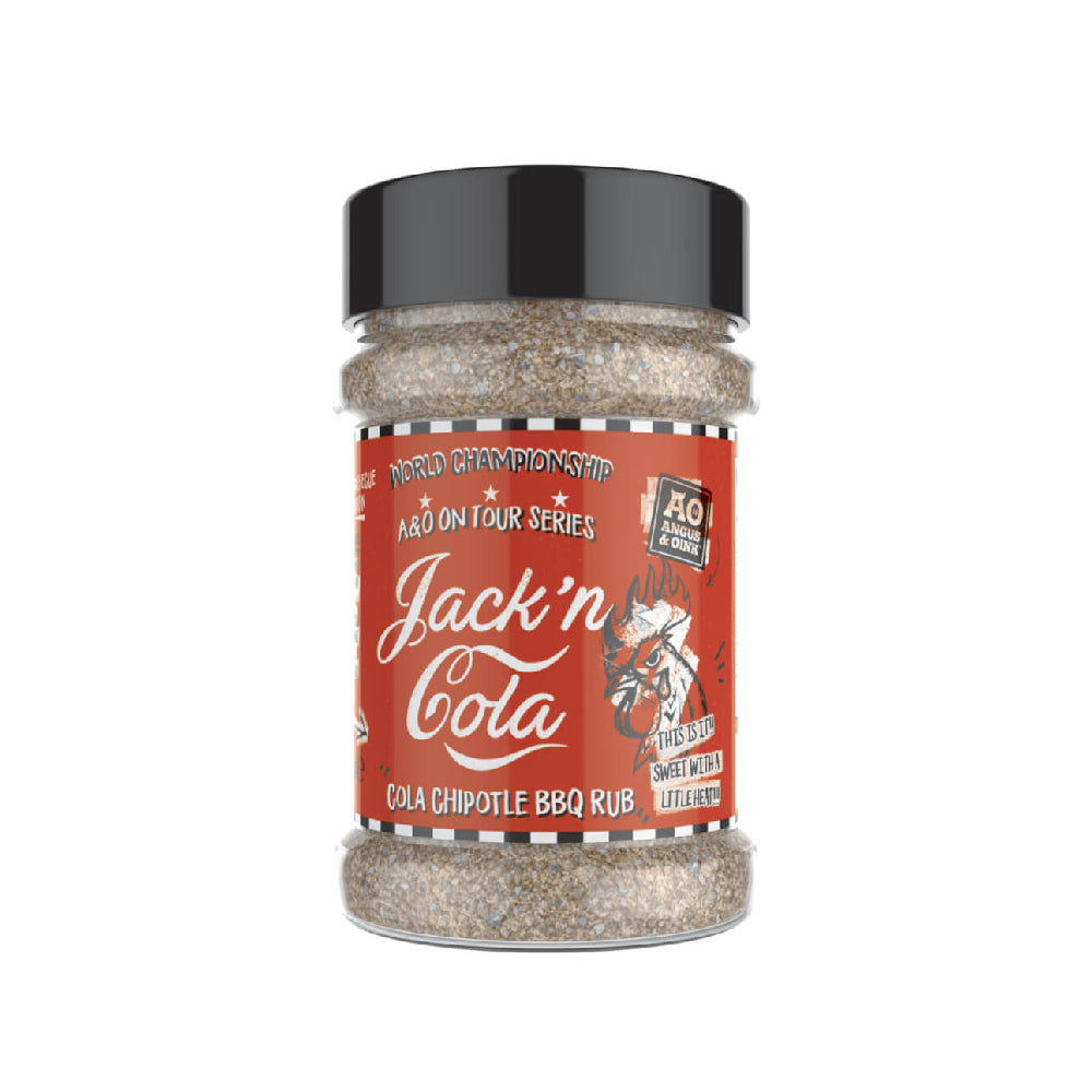 🥤🔥 Angus & Oink Jack’n Cola BBQ Rub – Süß-würziger Cola Rub für Pork, Chicken & BBQ Highlights (200 g)