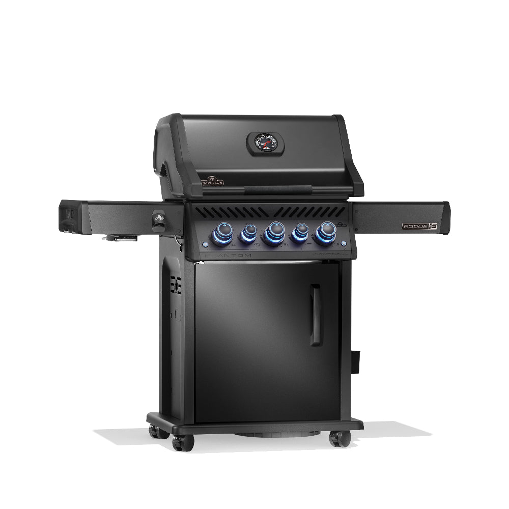 🔴 PHANTOM EDITION 🖤 Napoleon Phantom Rogue® PRO-S 425 RSIB 🔥 Mattschwarze BBQ-Power mit SIZZLE ZONE™ & Infrarot-Heckbrenner