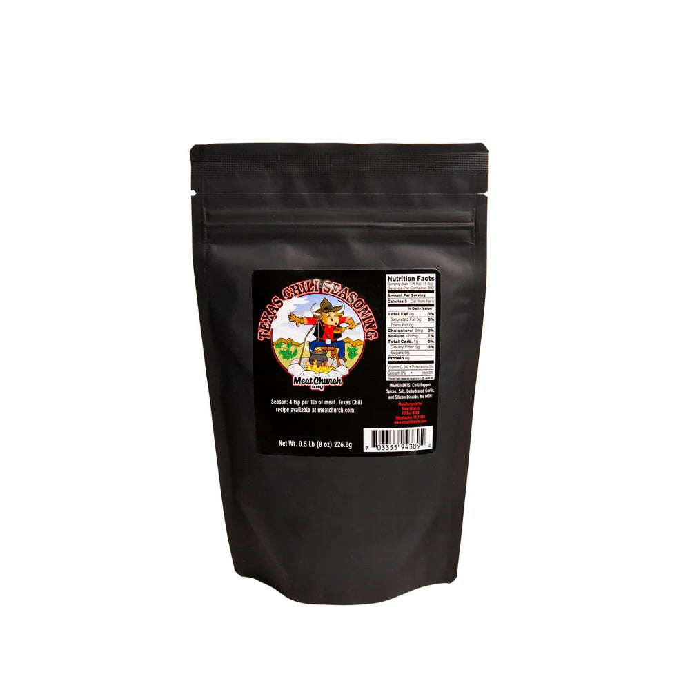 🌶️🔥 Meat Church TX Chili Gewürz – Original Texas Chili Style | 226,8 g (8 oz)  Das frischeste Texas-Chili-Gewürz auf dem Markt – herzhaft, fleischig, kompromisslos TEXAS