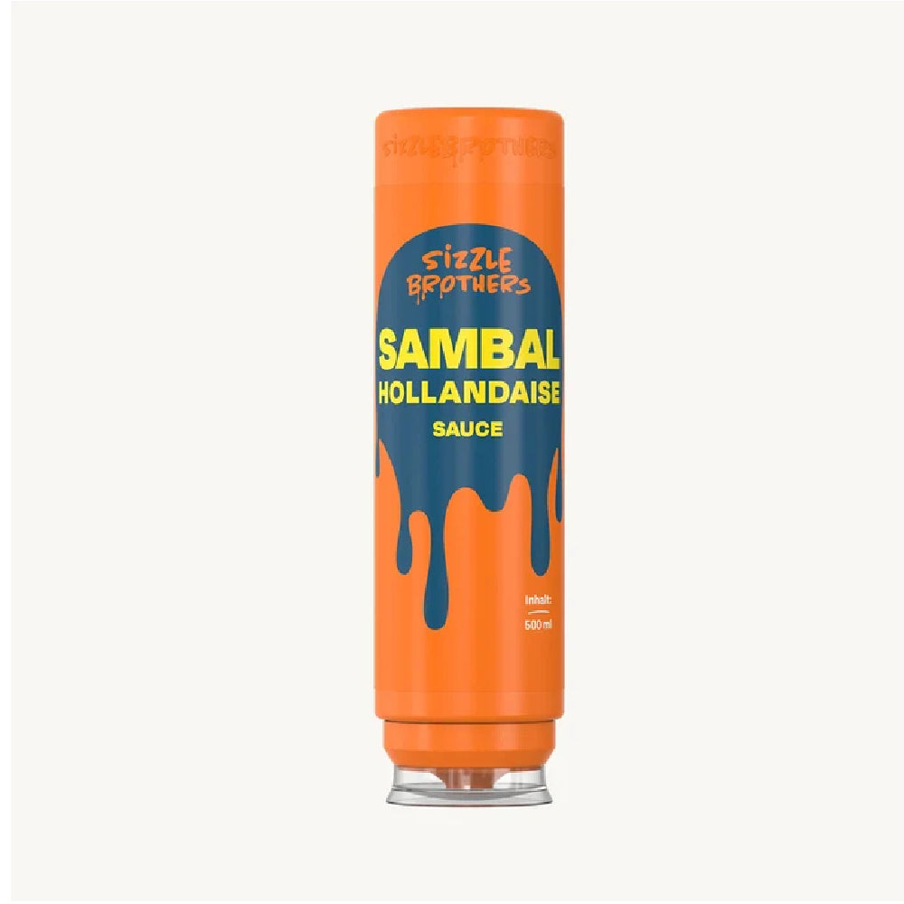 🌶️ SizzleBrothers Sambal-Hollandaise Sauce 250 ml – cremiger Genuss mit pikantem Kick  BRING ABWECHSLUNG AUF DEINEN TELLER!