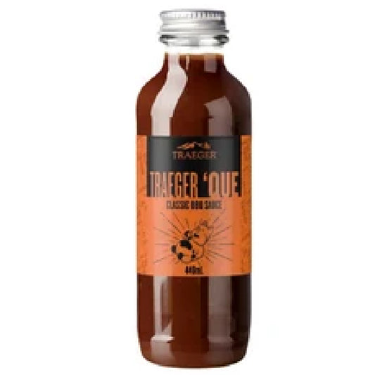 🍖🔥 Traeger ’Que BBQ Sauce – Der klassische Allrounder für echtes American BBQ Klassisch. Rauchig. Brutal vielseitig.
