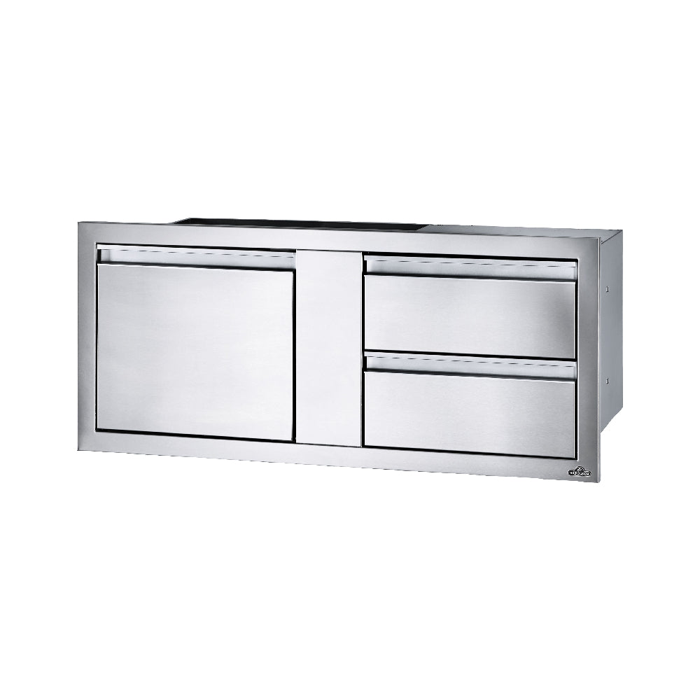 Napoleon Einbau-Türe & 2-er Schubladen-Kombination  Maximaler Stauraum & Premium-Look für deine Outdoor-Küche!