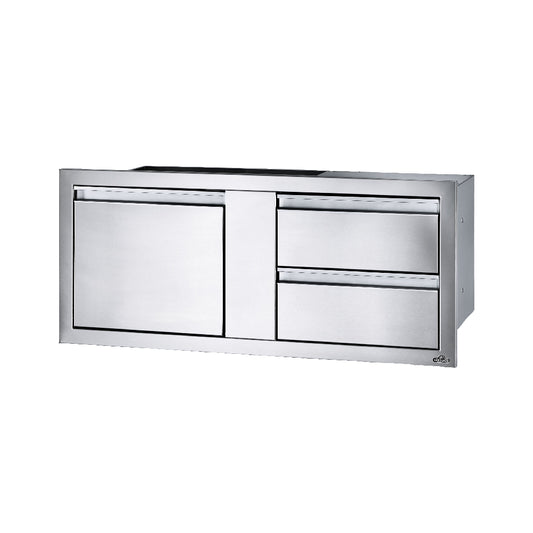 Napoleon Einbau-Türe & 2-er Schubladen-Kombination  Maximaler Stauraum & Premium-Look für deine Outdoor-Küche!