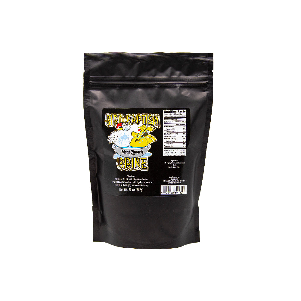 🐔💧 Meat Church Bird Baptism Brine – Premium Geflügel-Lake für saftiges Hähnchen & Truthahn (567 g)