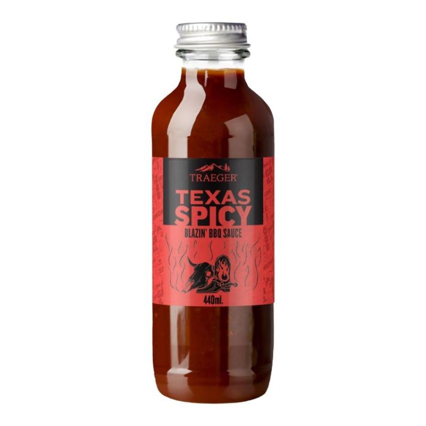 Traeger Texas Spicy Blazin' BBQ Sauce 440 ml Glasflasche