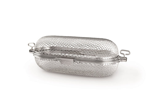 Edelstahl-Grillkorb für Drehspieß